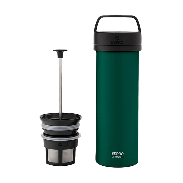 Espro P0 Ultralight Travel Coffee Press Evergreen, 470ml