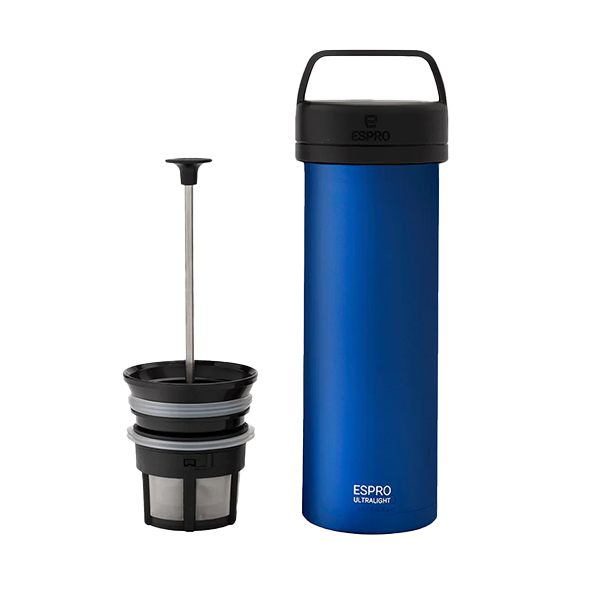 Espro P0 Ultralight Travel Coffee Press classic Blue, 470ml