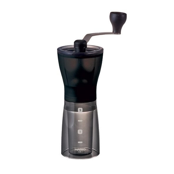 Hario Ceramic Coffee Grinder Mini-Slim Plus Black